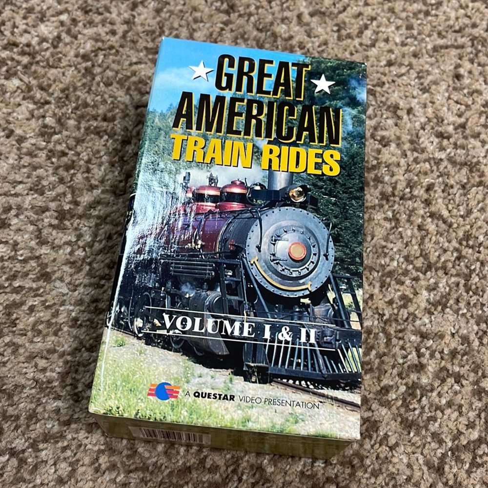 Great American Train Rides vol 1 & 2 vhs tape